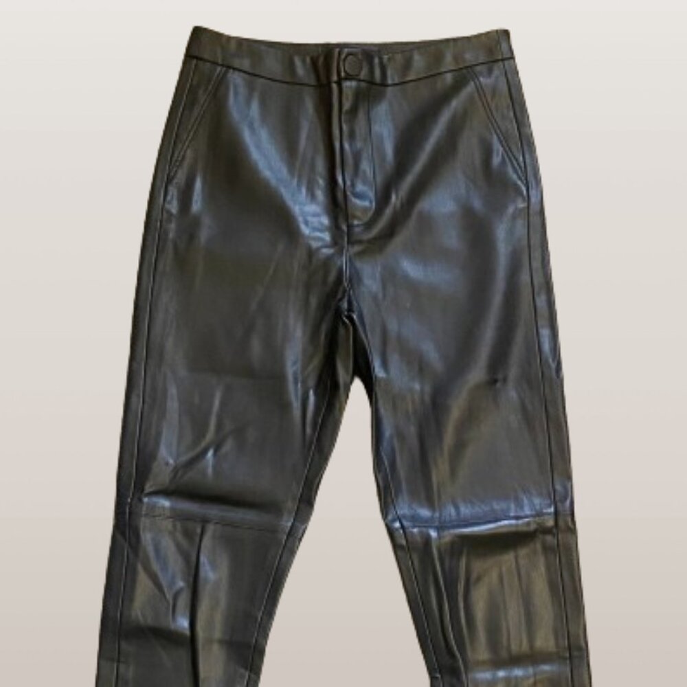 Black Leather Pants